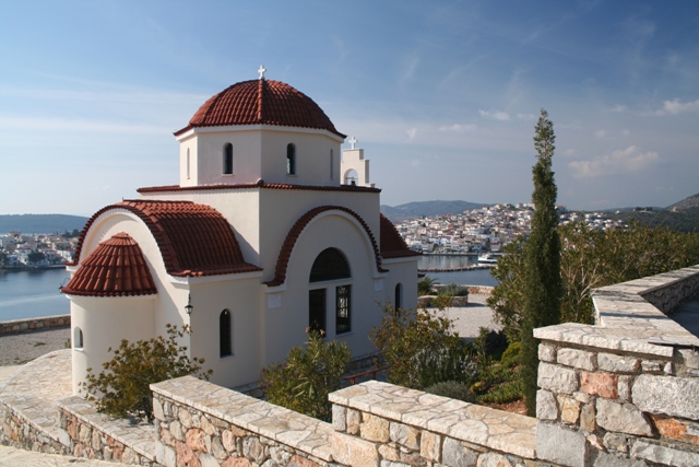 Aghios Gerasimos on Krothi Hill - Ermioni in the background